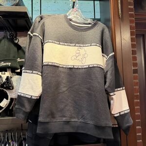 RunDisney Black and White w/ Sparkle Crewneck Sweater
